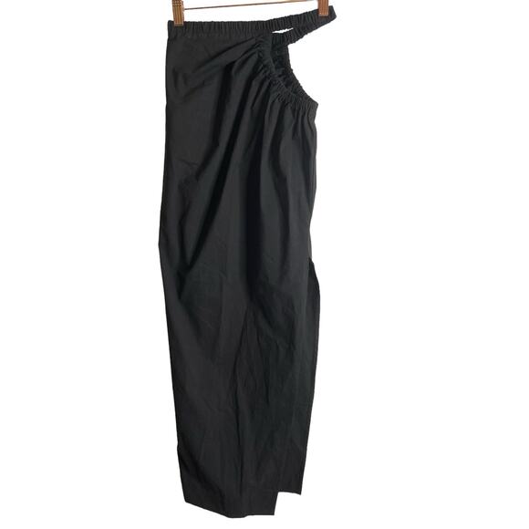 Natalie Rolt Addison Skirt Ruched Cut-Out Detail Pull On Side Slit Black Size 0 - Picture 7 of 13